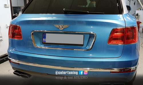Bentley protejat cu folie de protectie regenerativa