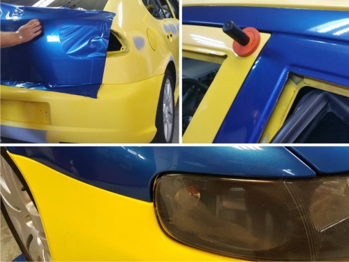 in timpul montajului colantare seat leon