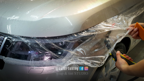 montaj profesional film protectie vopsea