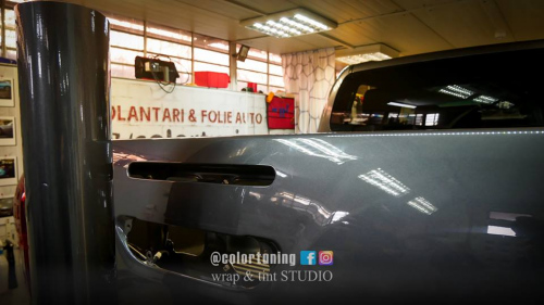 colantare oracal gri metalizat