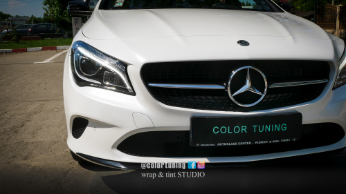 Mercedes cla alb perlat