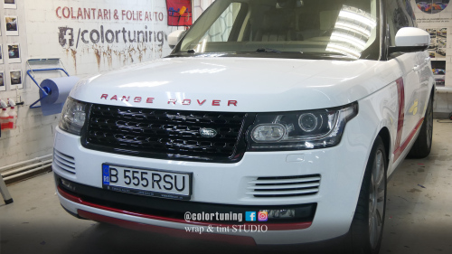 schimbat culoare trim-uri exterioare in rosu