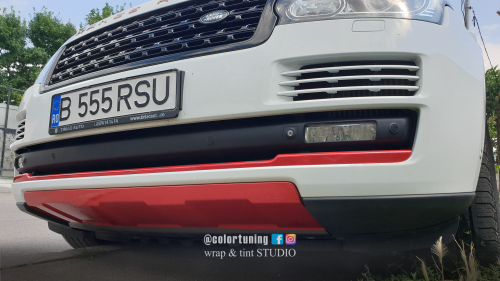trim bara fata si partial  scut rosu