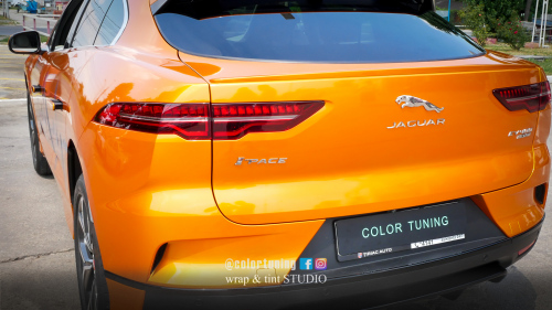 colantare finalizata - parte spate Jaguar