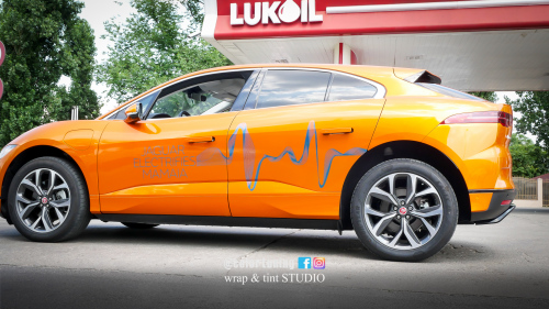 colantare + inscriptionare Jaguar I-Pace