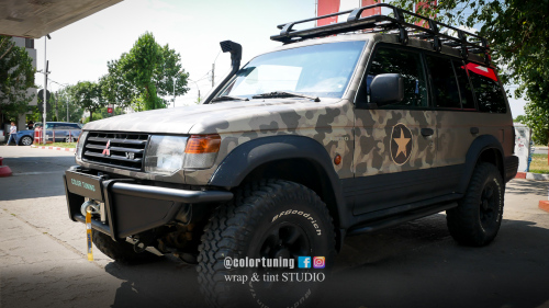 camuflaj cu trecere la culoare simpla Pajero
