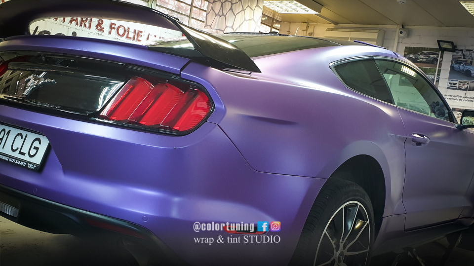 Solar eclipse Rub window Colantare integrala pe Mustang cu ORACAL 970 Violet Metallic | Colantare  Auto si Folie Protecție vopsea București - ColorTuning.ro