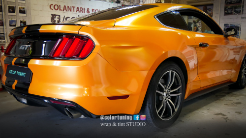 lucrare de buna calitate - colant premium Mustang