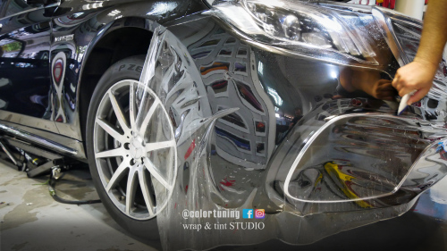 Mercedes S - folie protectie vopsea STEK