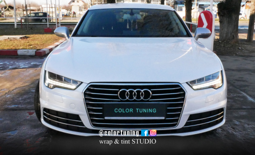 Audi A7 style - whyte Crystal - frumos si elegant