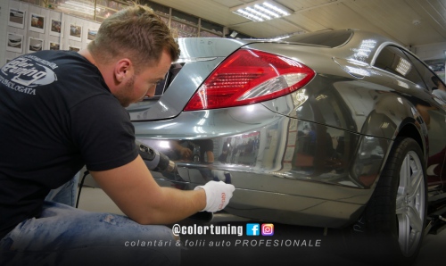 Incalzim supfarata pentru ca materialul sa se fixeze si sa-si piarda 