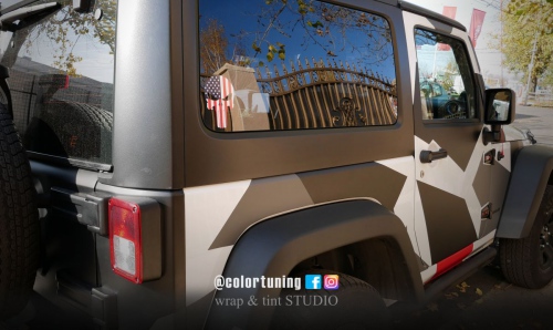 camo jeep