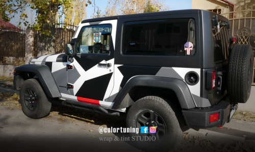 camuflaj jeep wrangler