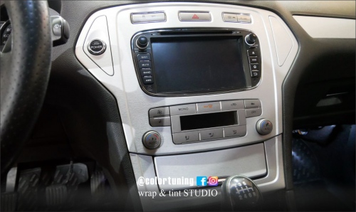 colantare interior bord silver brushed