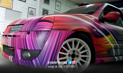 Colantare grafica masina rally 