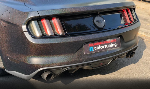 colantare ford mustang negru mat 970 intergalactic gold