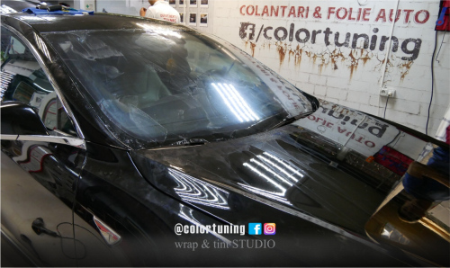 montaj folie parbriz Llumar AIR 80