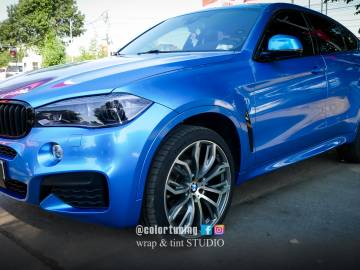 BMW X6 Azure Blue 