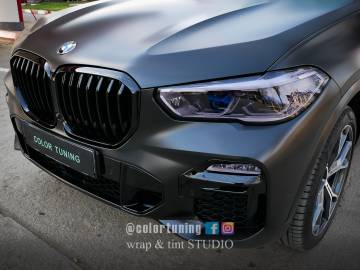 BMW x5 negru satin