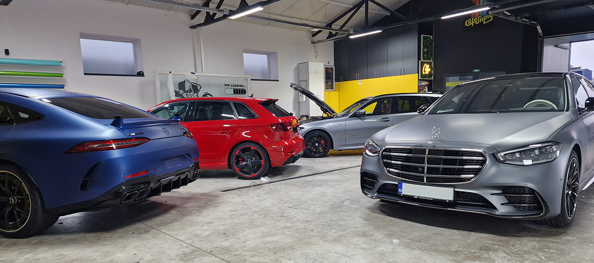 montaj folie protecție vopsea auto